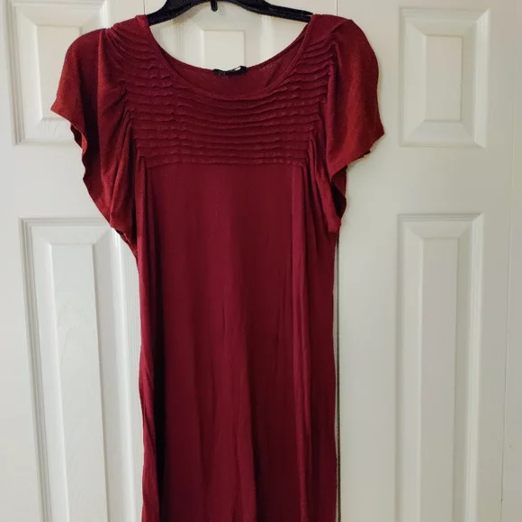 Wine Colored BANANA REPUBLIC dress - size XL - Picture 1 of 4